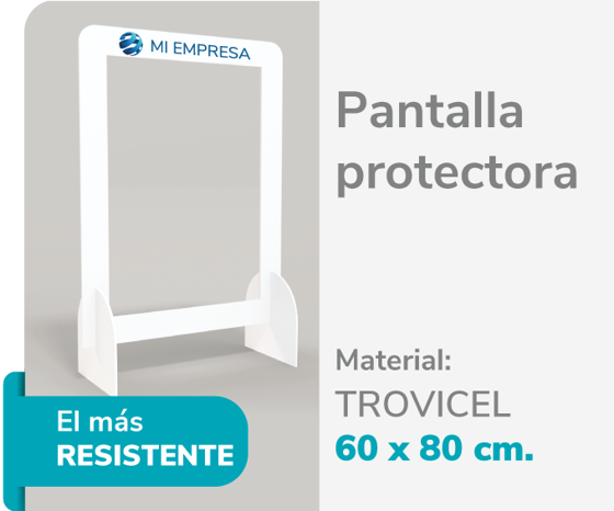 Foto de Pantalla Protectora Trovicel 6mm 60x80 | Impresión de logo