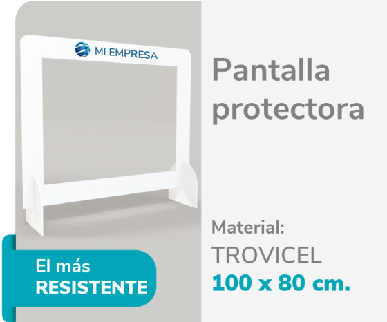 Foto de Pantalla Protectora Trovicel 6mm 100x80 | Impresión de logo