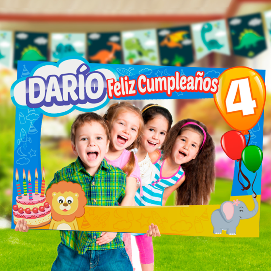 Foto de Marco gigante para fotos selfies | Infantil personalizable