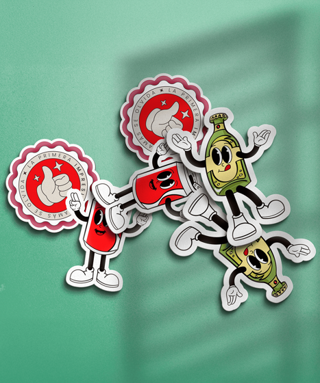 Foto de Stickers con Corte Personalizado