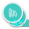 Foto de Stickers con Corte circular