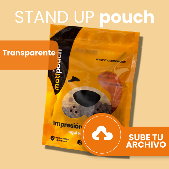 Foto de Bolsas stand up pouch transparente carga tu archivo